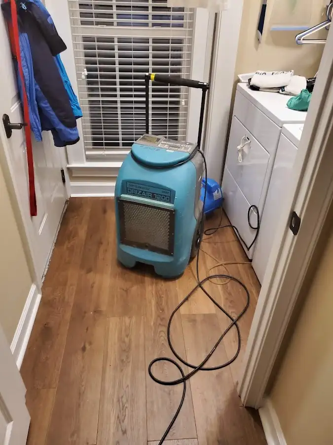 Commercial dehumidifier deployed for Flood Damage Cleanup in Sheboygan Falls
